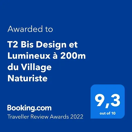 T2 Bis Design Et Lumineux A 200m Du Village Naturiste